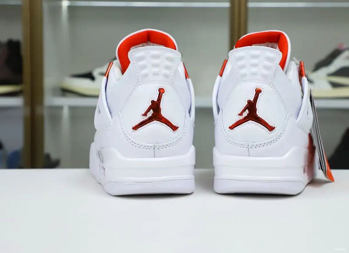 4 Jordan metallic retro“orange Air Jordan 0330
